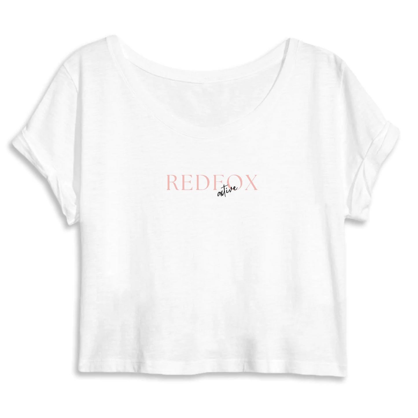 T-shirt court mode - REDFOX Active Pink MANTIS - 100% coton biologique